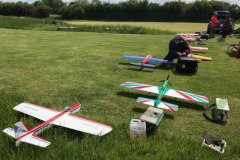 Steve gets his model ready