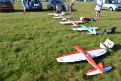 Models in the pit lane